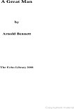 Читать книгу A Great Man